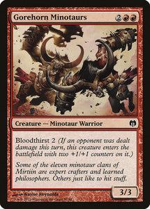 Gorehorn Minotaurs [Duel Decks: Heroes vs. Monsters]