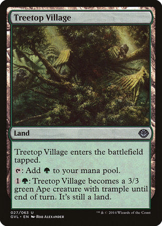 Treetop Village [Duel Decks Anthology: Garruk vs. Liliana]