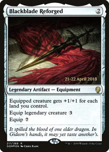 Blackblade Reforged [Dominaria Promos]