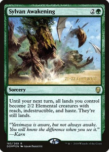 Sylvan Awakening [Dominaria Promos]