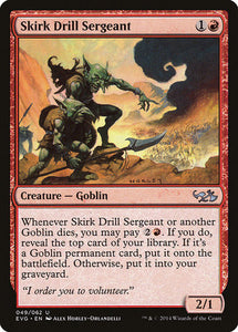 Skirk Drill Sergeant [Duel Decks Anthology: Elves vs. Goblins]