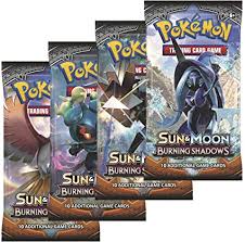 Burning Shadows Booster Pack live pack opening
