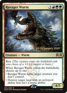 Ravager Wurm [Ravnica Allegiance Promos]