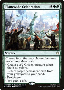 Planewide Celebration [War of the Spark Promos]