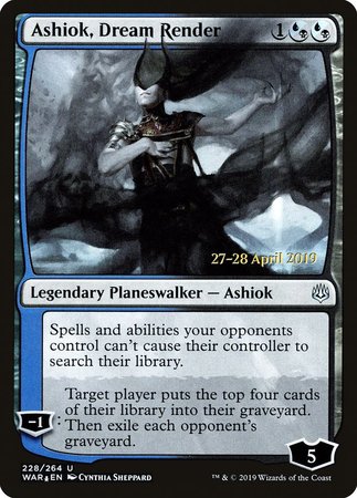 Ashiok, Dream Render [War of the Spark Promos]