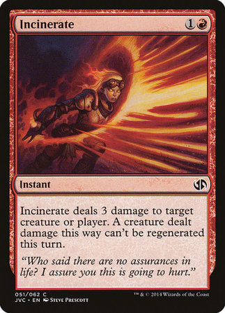 Incinerate [Duel Decks Anthology: Jace vs. Chandra]