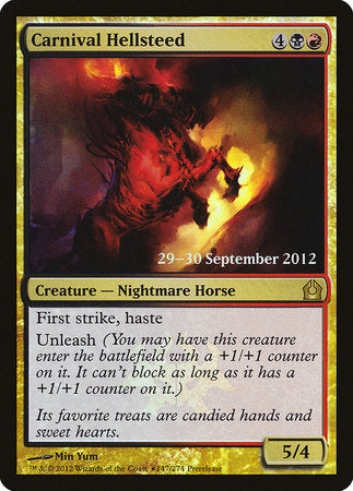 Carnival Hellsteed [Return to Ravnica Promos]