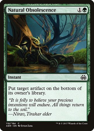 Natural Obsolescence [Aether Revolt]