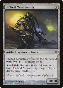 Etched Monstrosity [New Phyrexia]