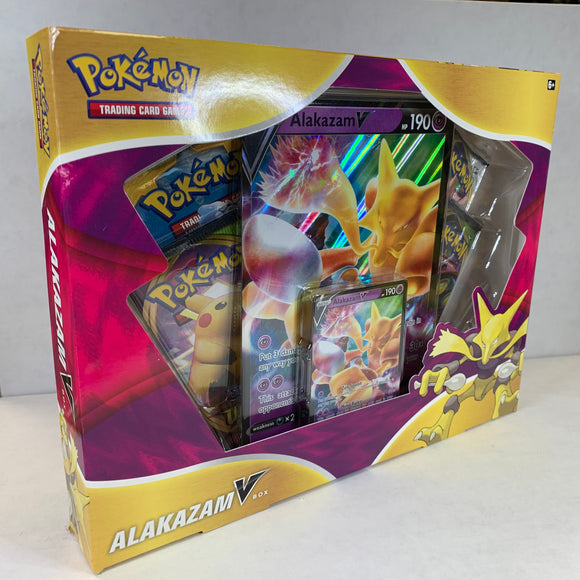2020 Pokemon Sword & Shield Alakazam V Box Domino City Gaming 2020 Pokemon Sword & Shield Alakazam V Box Domino City Gaming