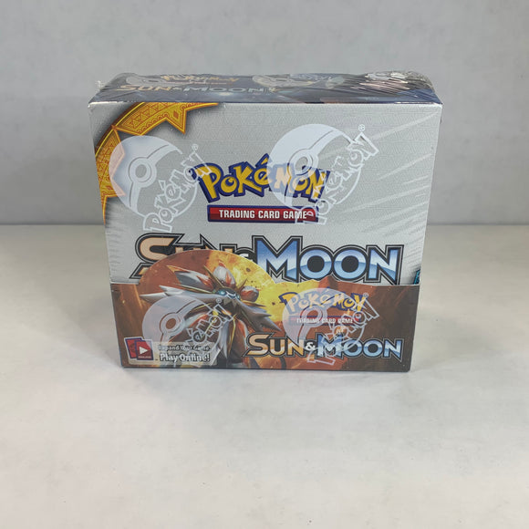 2017 Pokemon Sun & Moon Base Set Booster Box Factor Sealed