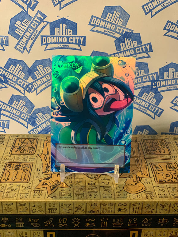my hero academia yugioh cards Froppy My Hero Academia Token with Yugioh Back – Domino City Gaming