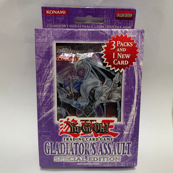 YUGIOH GLADIATOR’S ASSAULT 3 PACK SPECIAL EDITION
