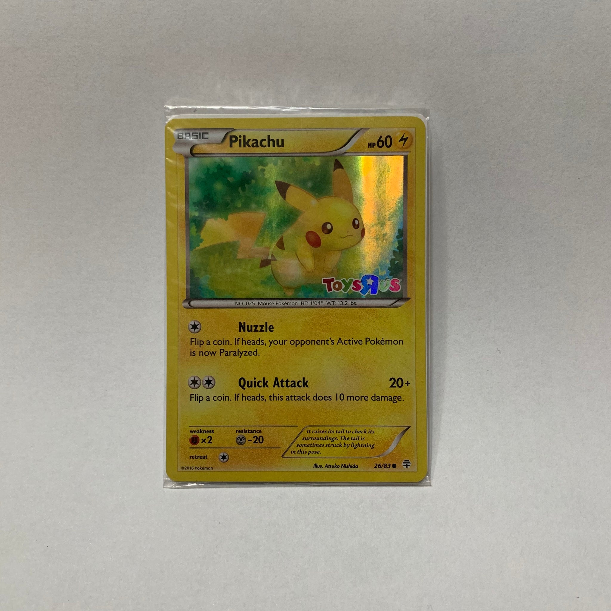 Pikachu - 26/83 -Toys R Us Promo Domino City Gaming Pikachu - 26/83 -Toys R Us Promo Domino City Gaming