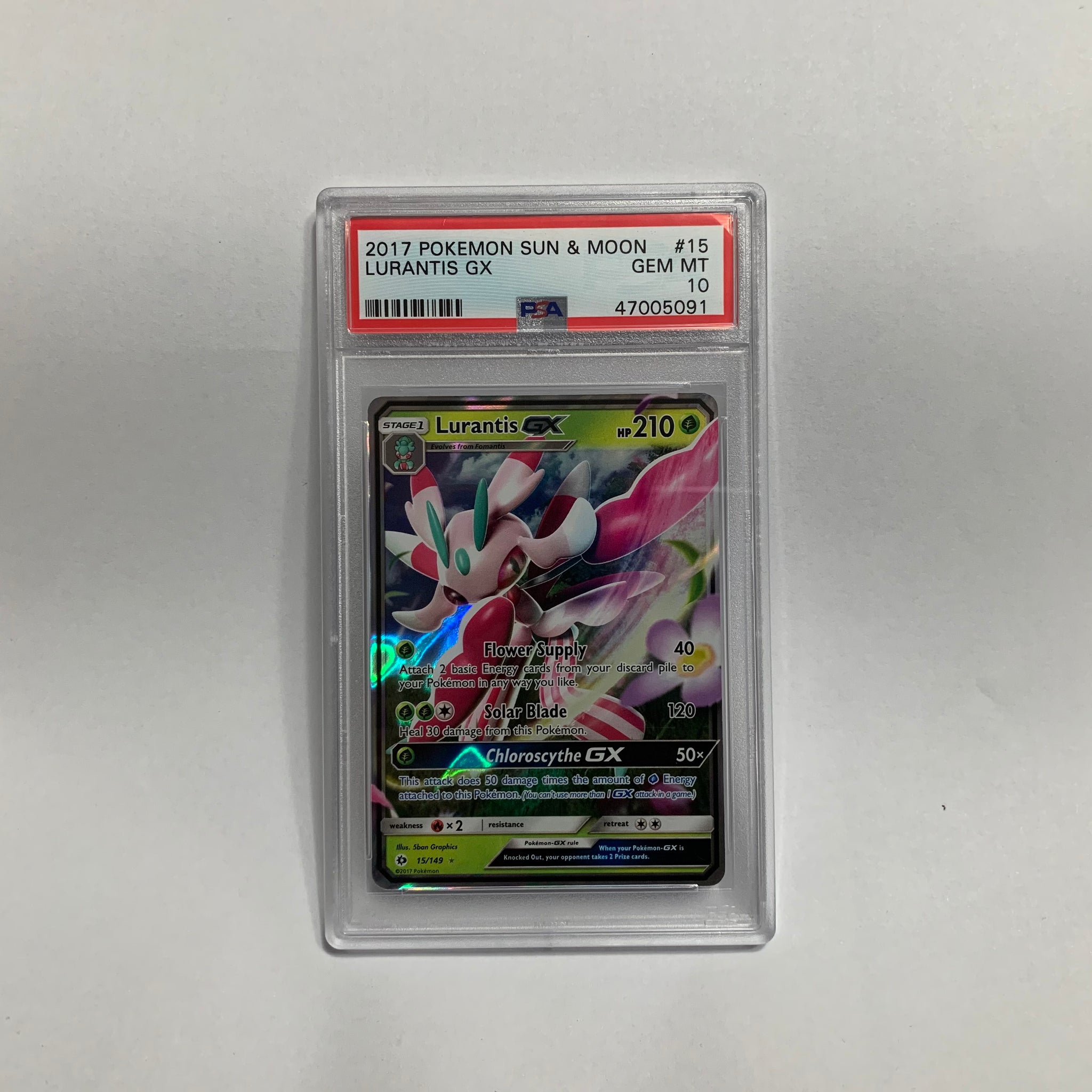 2017 Lurantis GX Pokmon Sun & Moon #15 PSA 10 Gem Mint Domino City Gaming 2017 Lurantis GX Pokmon Sun & Moon #15 PSA 10 Gem Mint Domino City Gaming